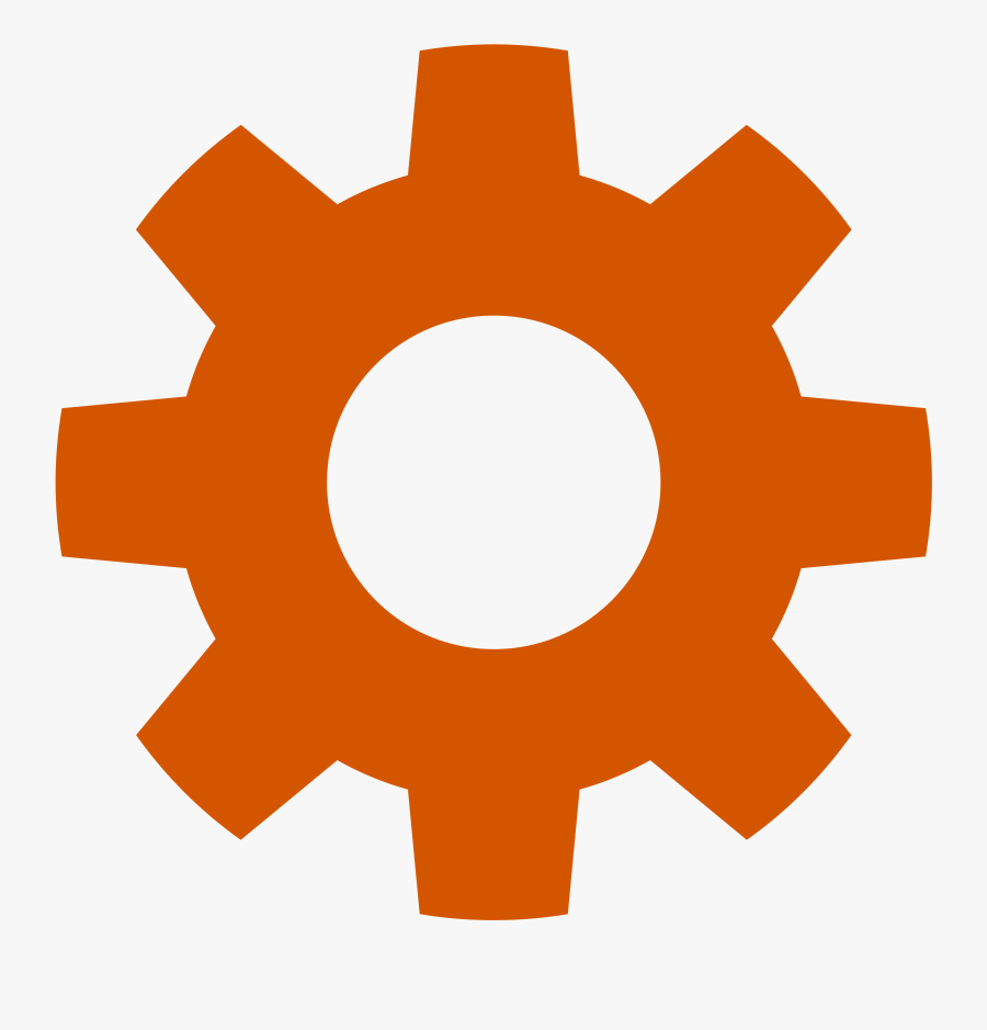 Transparent Gear Clipart Transparent - Transparent Background Gears Icon, Transparent Clipart