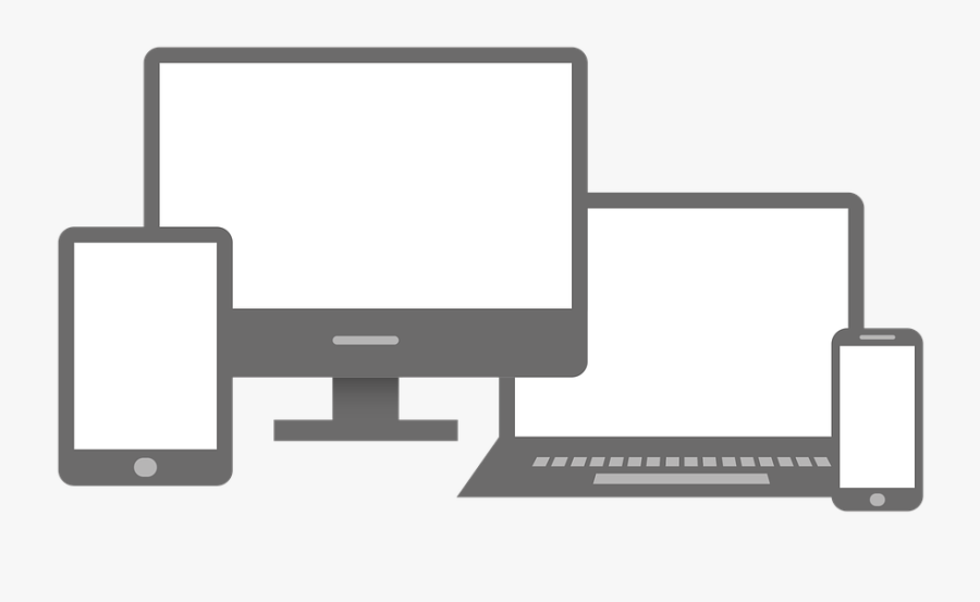 Technology, Equipment, Responsive, Web - Laptop Y Celular Icono Png, Transparent Clipart