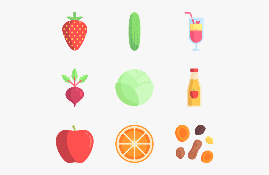 Good Clipart Healthy Food - Strawberry, Transparent Clipart