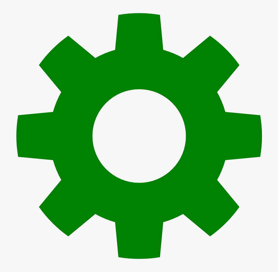 Computer Icons Gear Download Symbol - Green Gear Clipart, Transparent Clipart