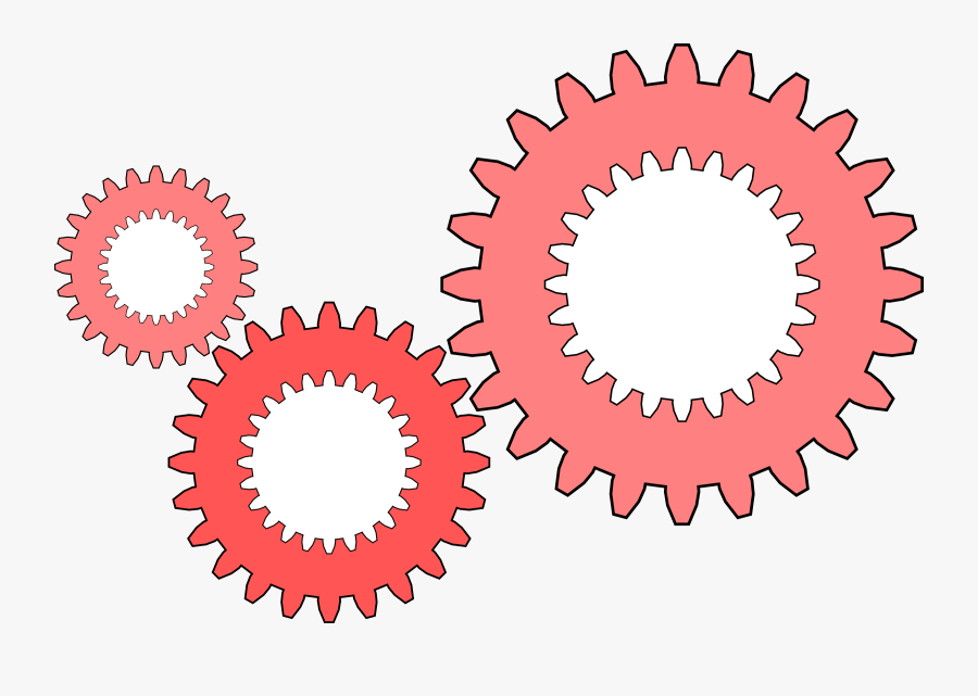 Clipart - Gear Mechanism Png, Transparent Clipart