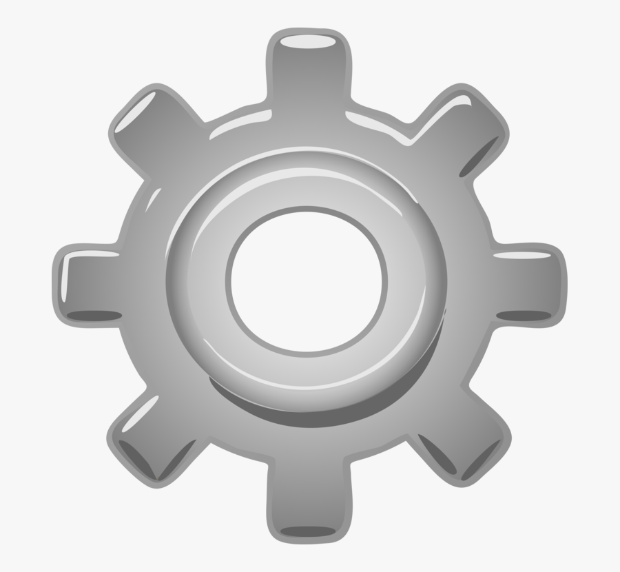 Wheel,gear,symbol - Single Gear Gif Animation, Transparent Clipart