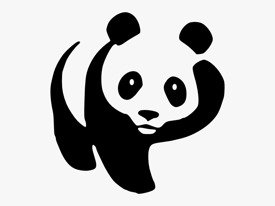Panda Clipart Black And White, Transparent Clipart