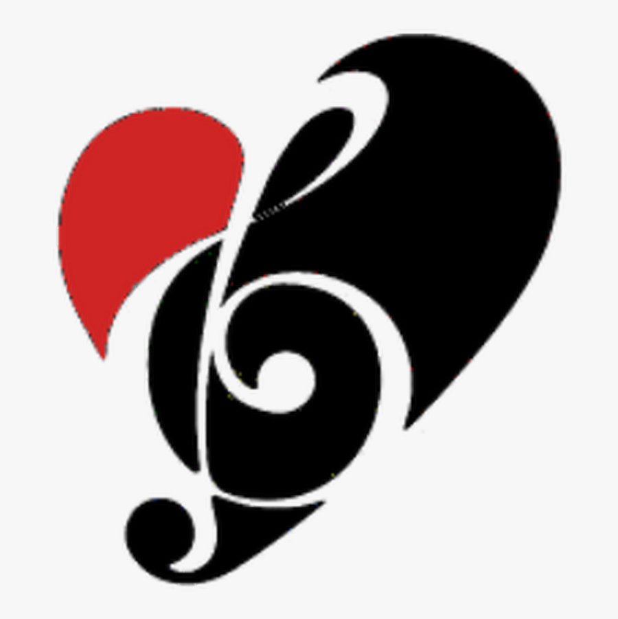 Music Note Heart Clipart - Transparent Music Note Heart, Transparent Clipart