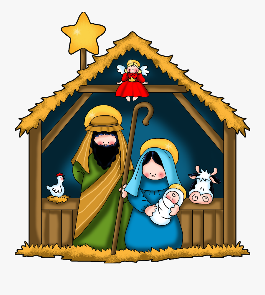 Nativity Scene Clipart New Calendar Template Site - Nativity Scene, Transparent Clipart