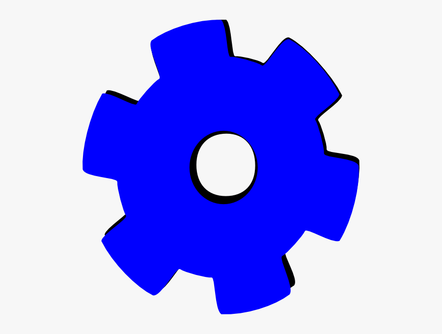 Blue Gear Svg Clip Arts, Transparent Clipart