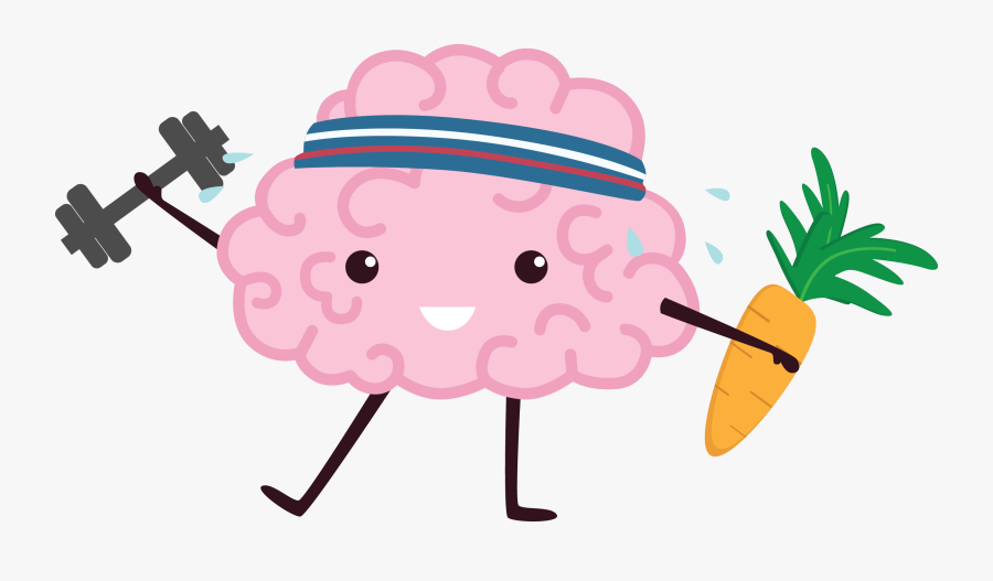The Brain Guide - Cartoon Brain Png, Transparent Clipart