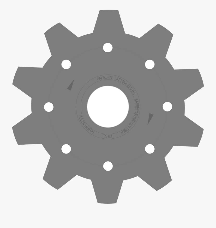 Transparent Pulley Clipart - Mechanical Gear Wheel Png, Transparent Clipart