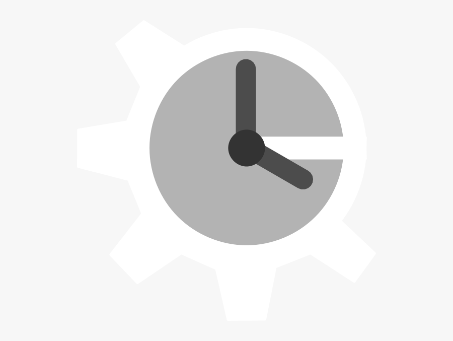 White Gear Clip Art - Clock Gears Clip Art, Transparent Clipart