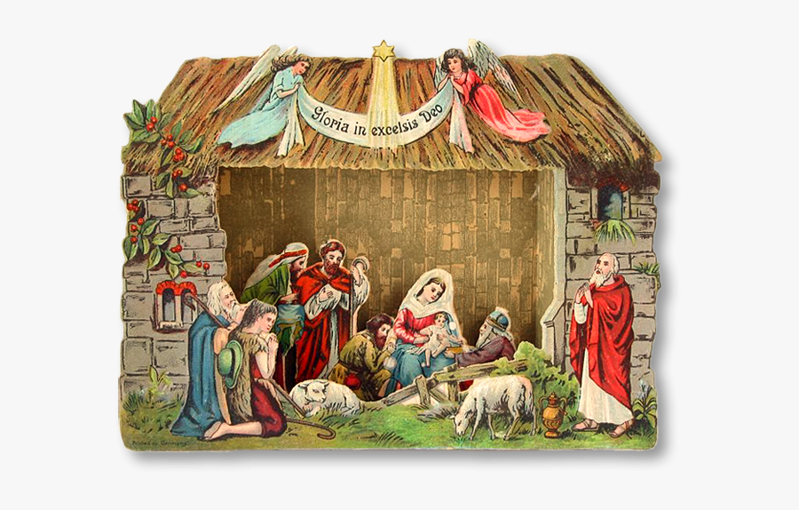 Nativity Clipart Vintage - Vintage Nativity, Transparent Clipart