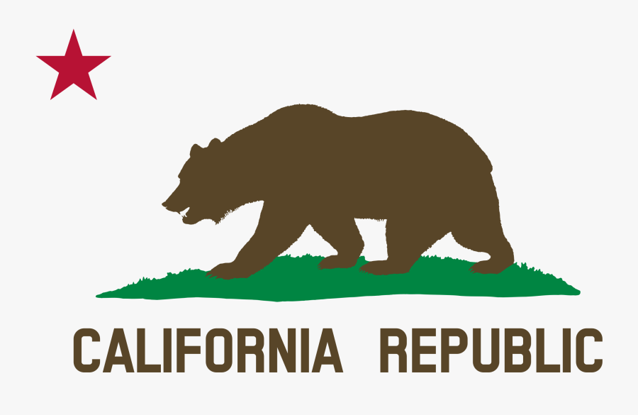 Draw The California State Flag, Transparent Clipart