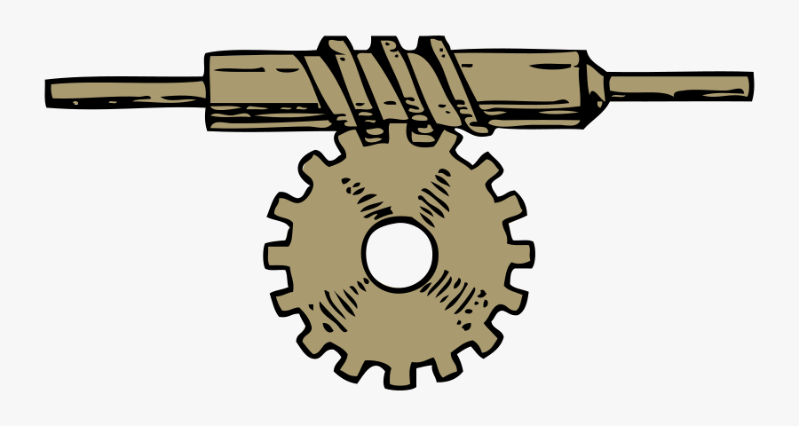 Worm Gear - Draw A Worm Gear, Transparent Clipart