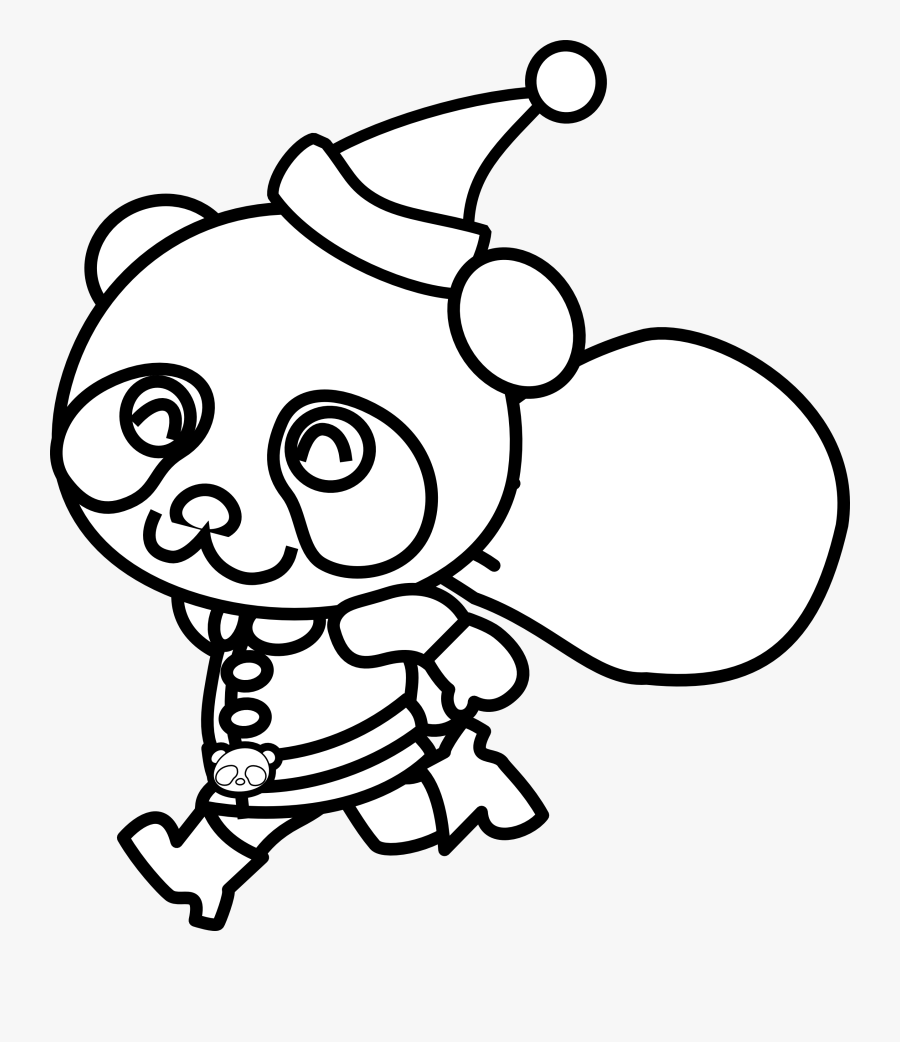 Cute Cartoon Panda Coloring Pages - Coloring and Drawing