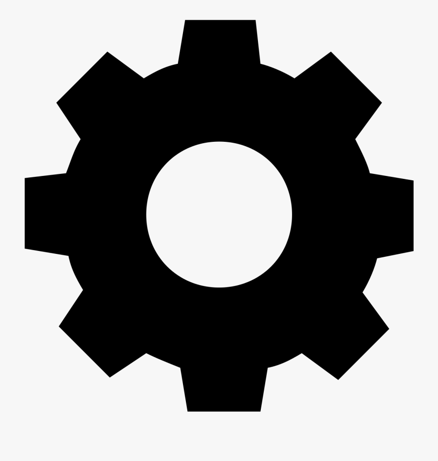Gear Clipart Wikimedia Commons - Gear Icon Png, Transparent Clipart