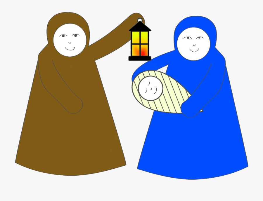 Cone Nativity Scene - Christmas Day, Transparent Clipart