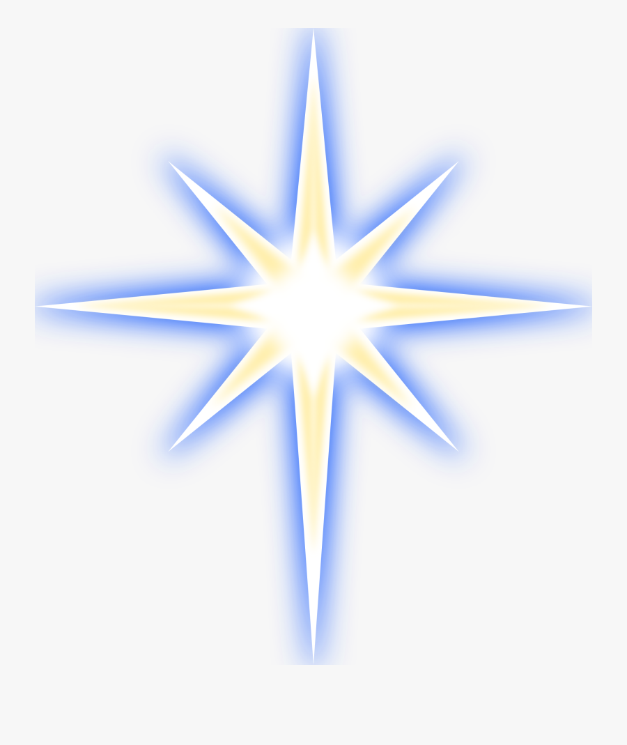 28 Collection Of Glowing Star Clipart - Estrella De Belen Dibujo, Transparent Clipart