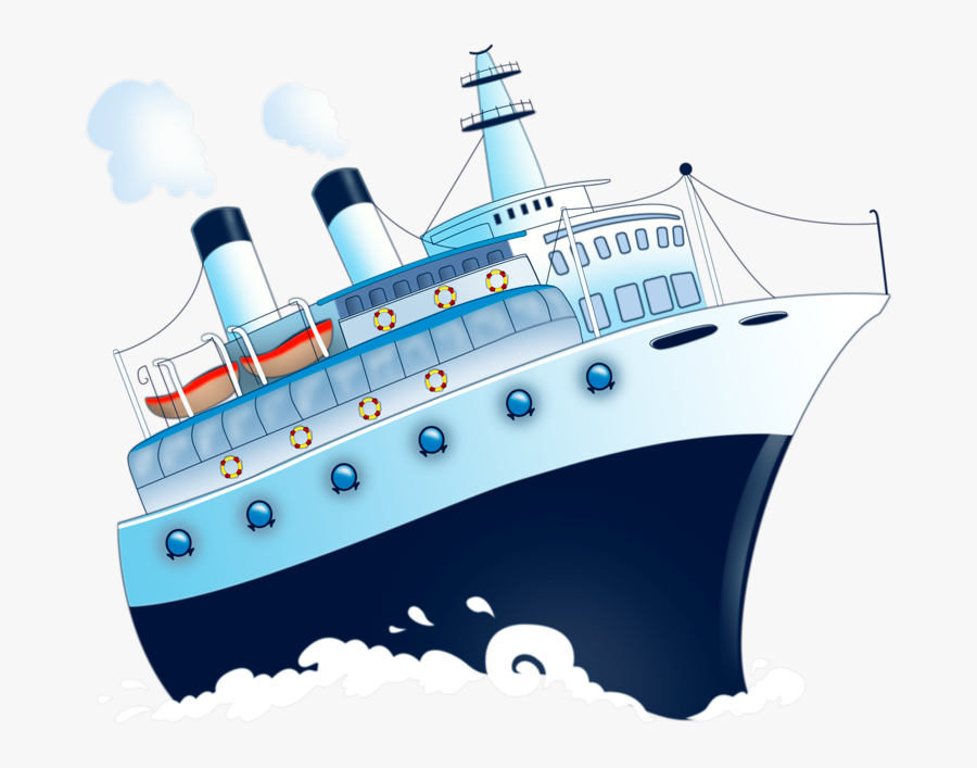 Clip Art Cartoon Pictures Of Cruise Ships Корабль На Прозрачном Фоне