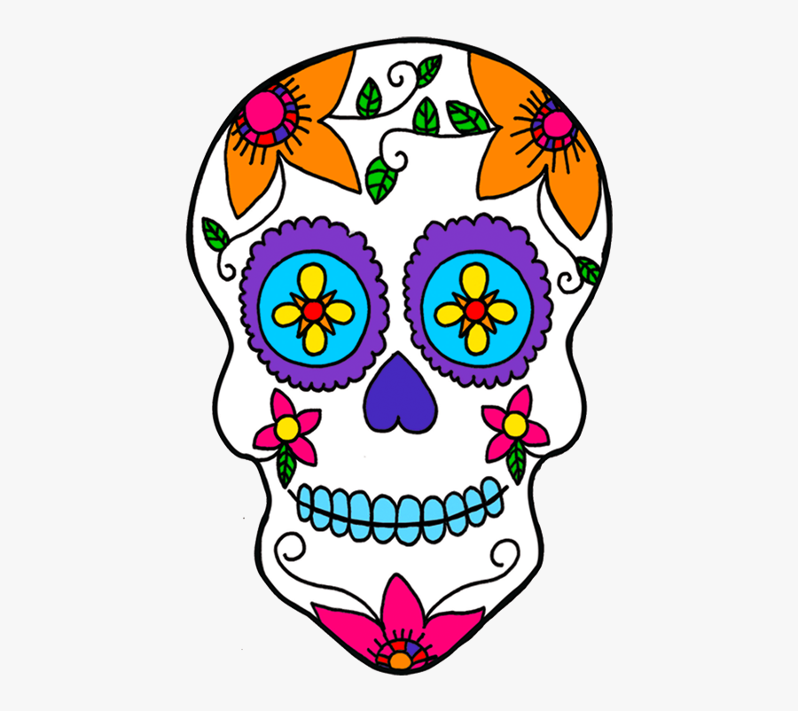 Mexico Day Of The Dead Calavera Sugar Skulls Dia De - Mexico Day Of The Dead Clipart, Transparent Clipart