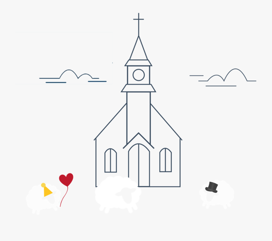 Church Clipart Winter - Church, Transparent Clipart