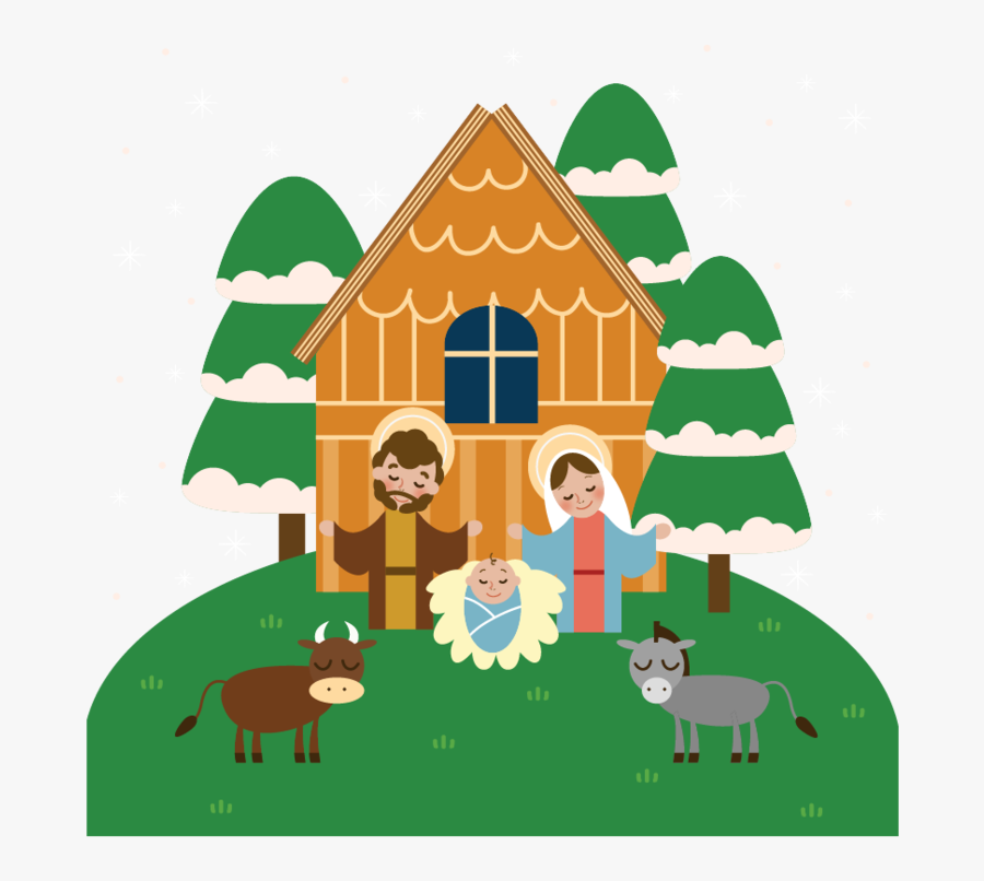 Christ Of Scene Jesus Nativity Bethlehem Coming - Jesus, Transparent Clipart