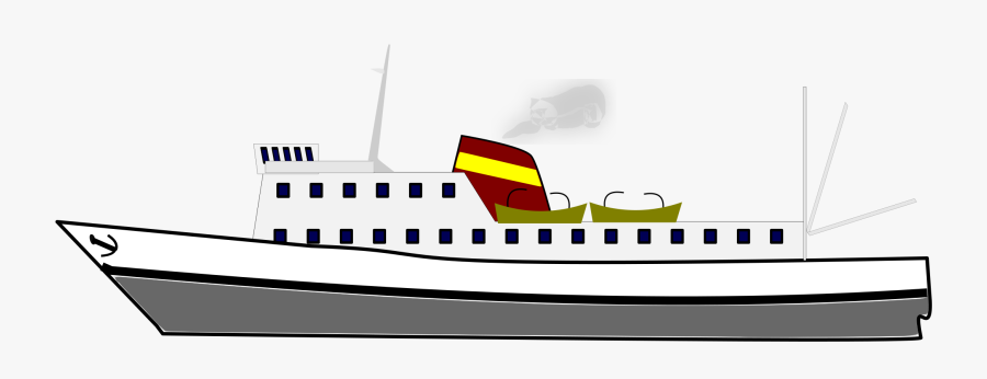 Motor Ship,watercraft,brand - Ship, Transparent Clipart