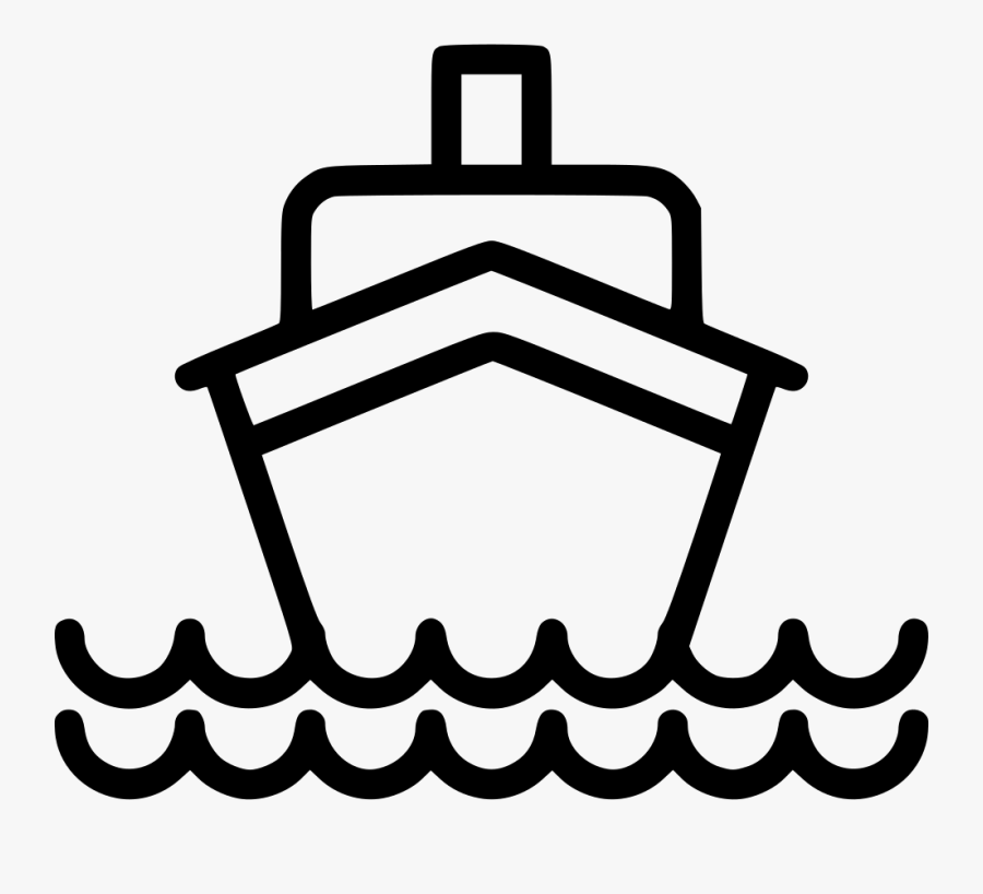 Ship Svg Cruise Boat - Black And White Cruise, Transparent Clipart