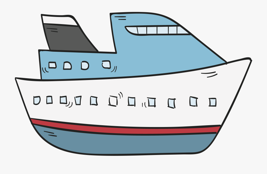 Transparent Cruise Ship Clipart - Water Transportation Clipart, Transparent Clipart
