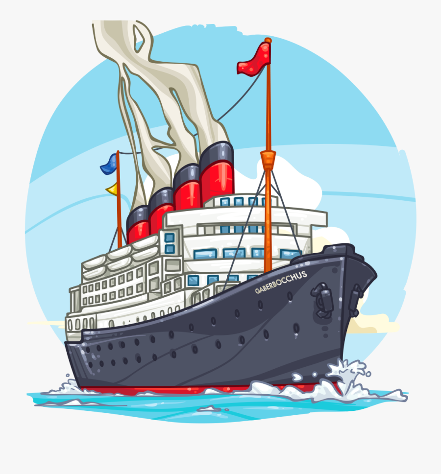 Clip Art Item Detail Ship Itembrowser - Cruise Ship Cartoon Png, Transparent Clipart