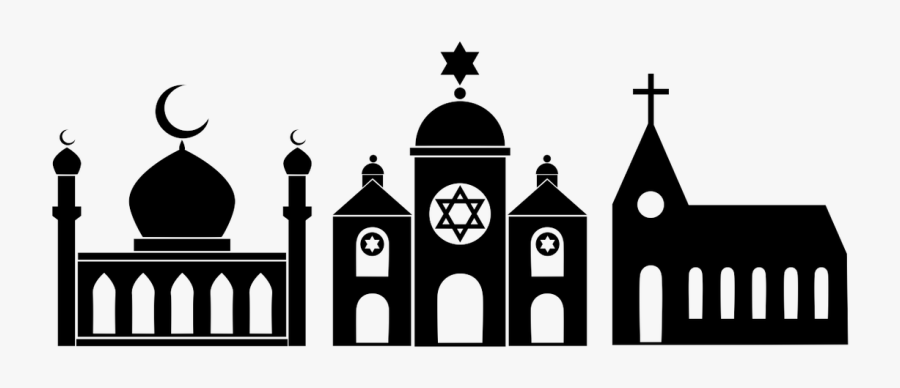 Clip Art Transparent Library Nina Paley On Twitter - Mosque And Church Clipart, Transparent Clipart
