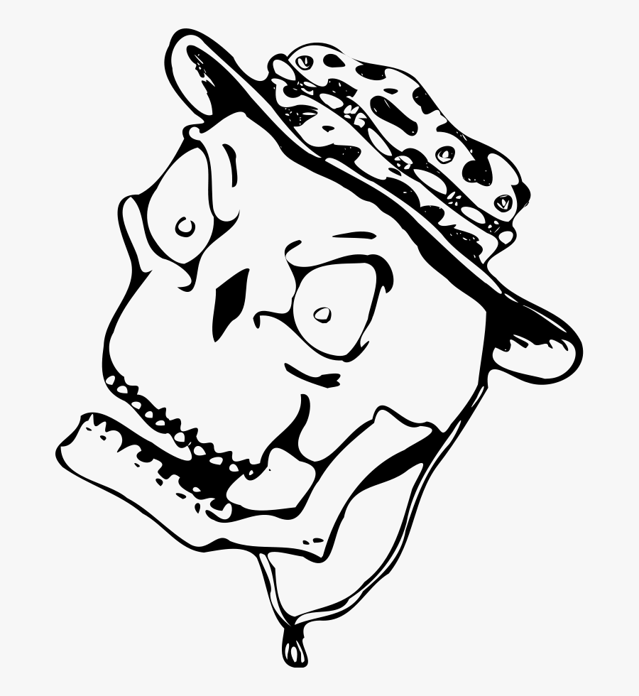 Skull With Boonie Hat Svg Vector File, Vector Clip - Boonie Hat Vector, Transparent Clipart