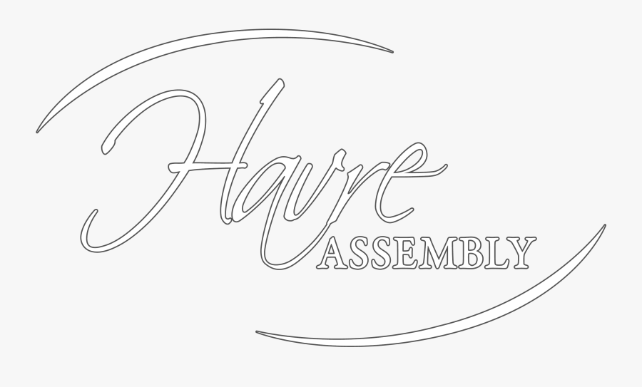 Assembly Outline God Of Audrey Design Church Clipart - Calligraphy, Transparent Clipart