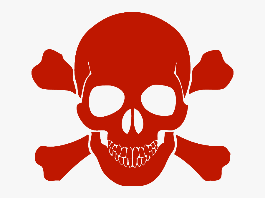 Skeleton Clipart Skull Cross Bone - Black Skull And Crossbones, Transparent Clipart