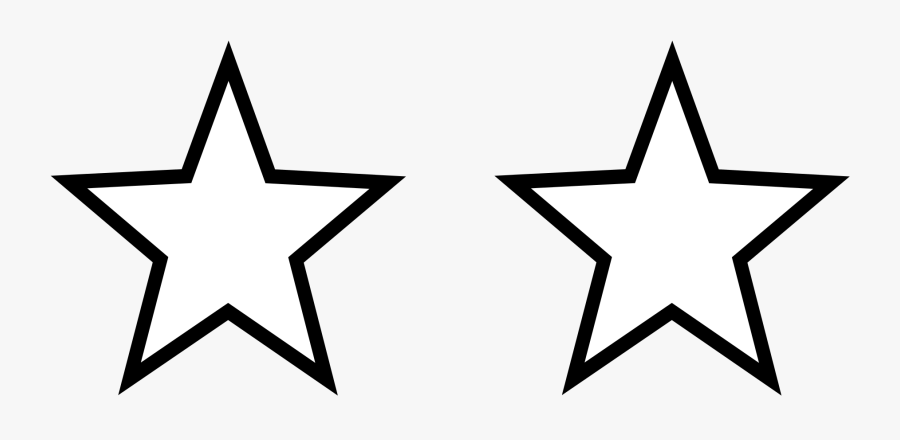 White Stars - 3 White Stars In A Row, Transparent Clipart
