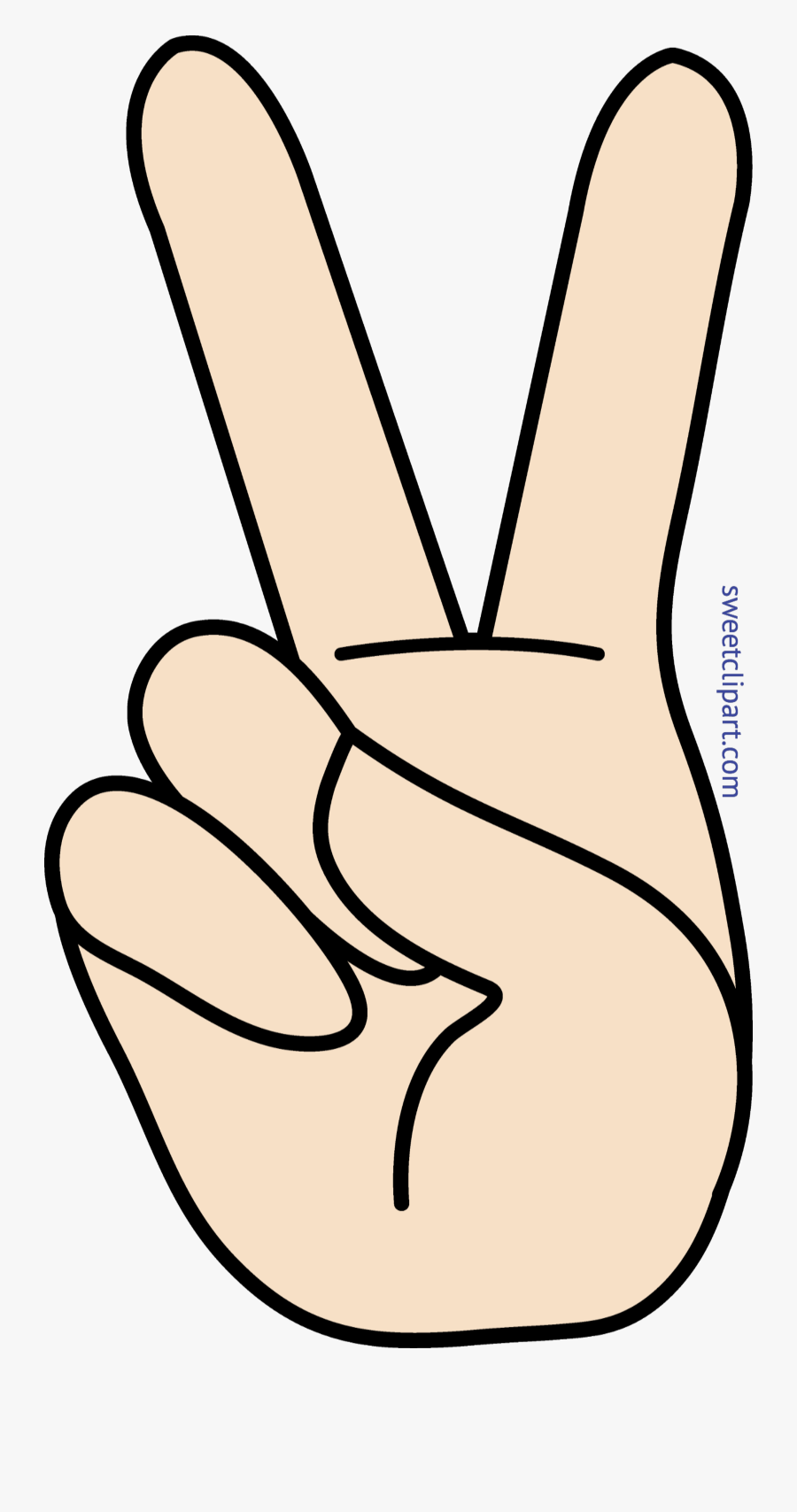 Sigh Group Clipartix - Two Fingers Up Clipart, Transparent Clipart