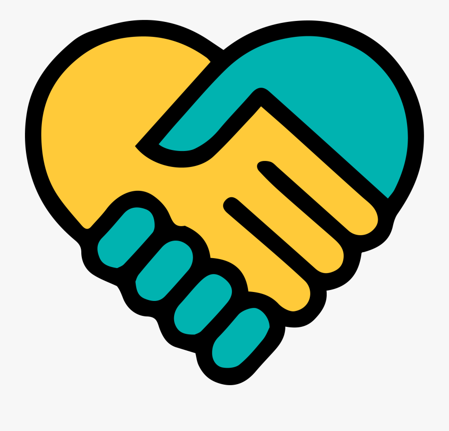 Hands Clipart Hand Holding - Holding Hands Heart Logo, Transparent Clipart