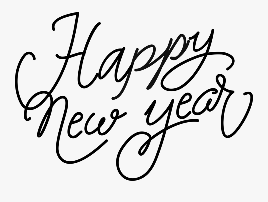 Happy New Year - Embrace Change, Transparent Clipart