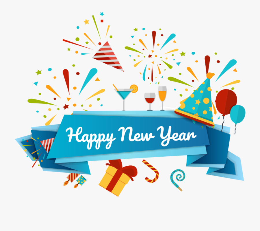 Happy New Year Png Image Free Download Searchpng - Happy New Year Png, Transparent Clipart