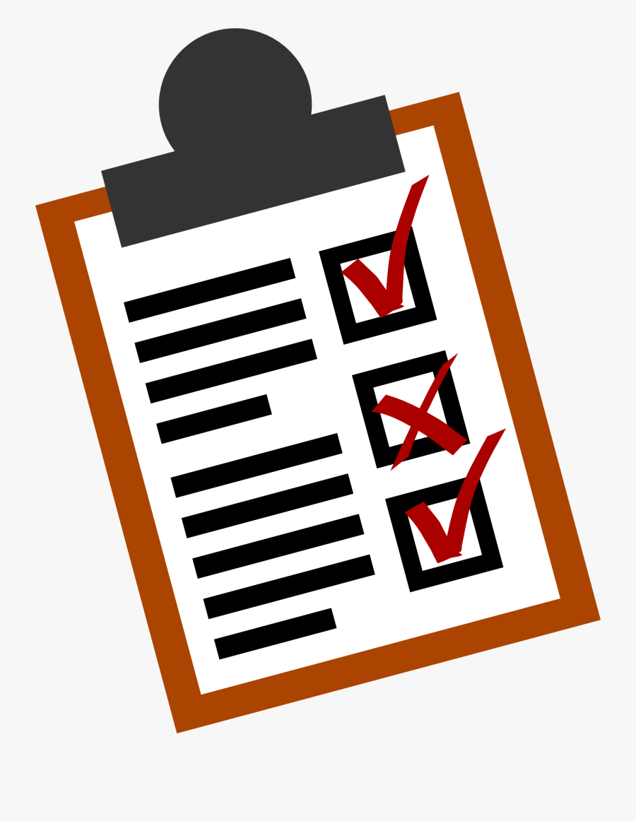 Clipart - To-do List - Checklist Clipart, Transparent Clipart
