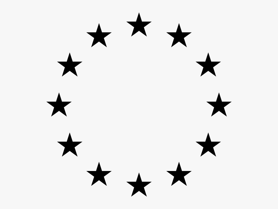 Black Circle Stars Svg Clip Arts - Logo Brasil Dream League Soccer 2018, Transparent Clipart