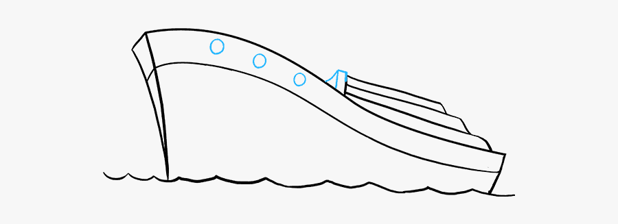 How To Draw A Ship Really Easy Drawing Tutorial - Sketch, Transparent Clipart