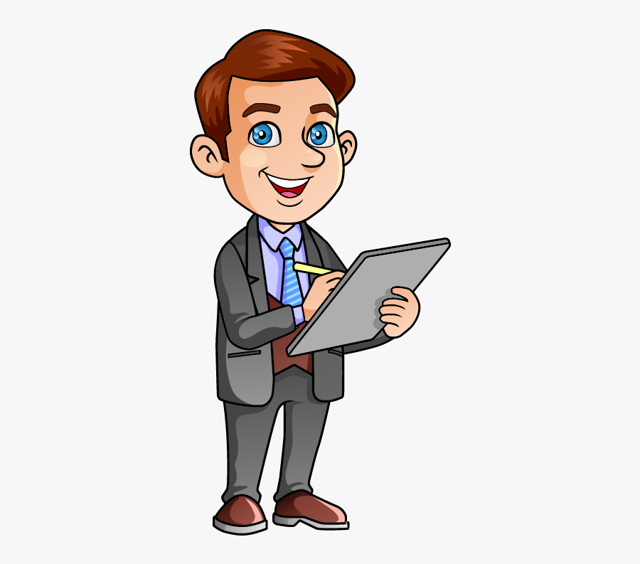 Writing On Clipboard - Cartoon Writing On Clipboard, Transparent Clipart
