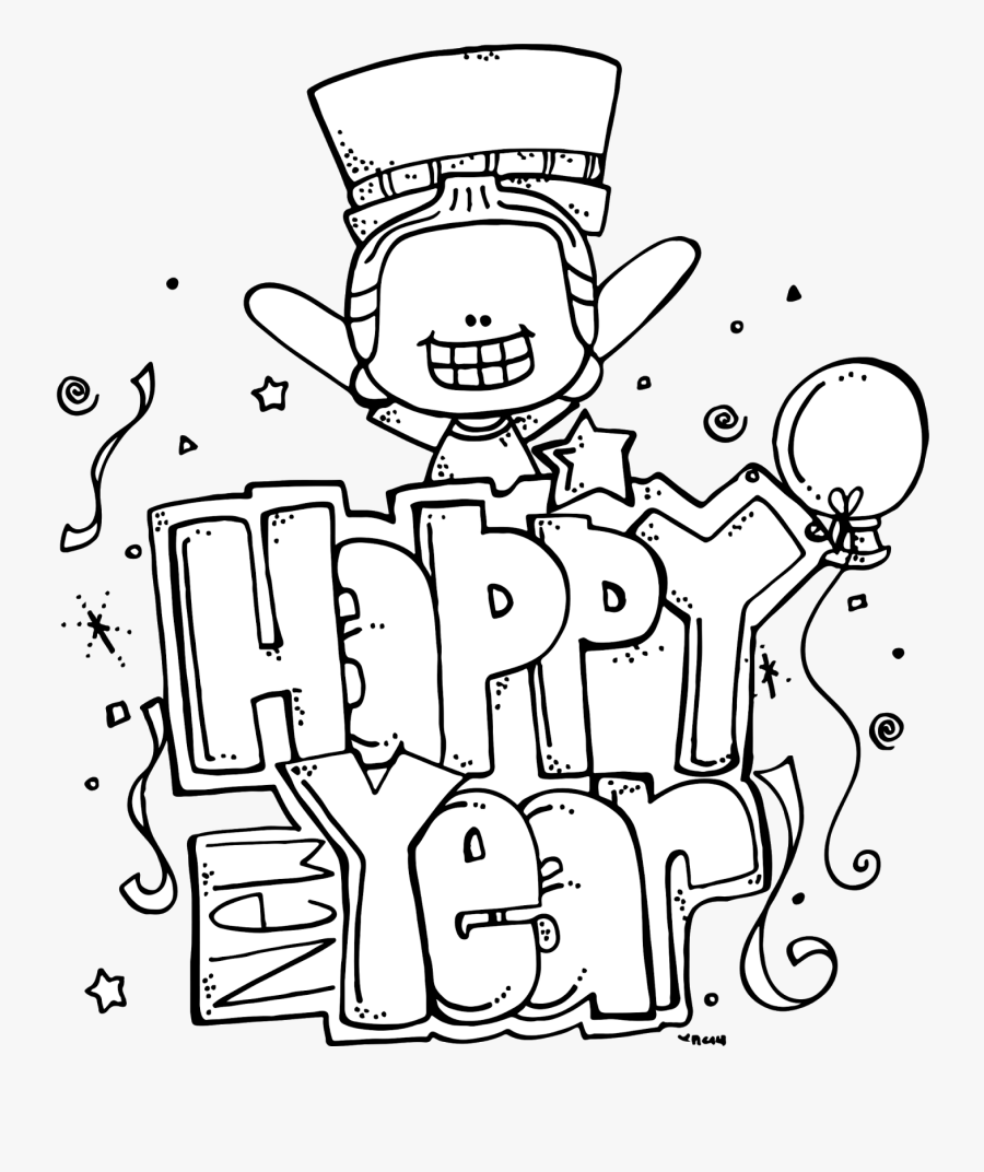Melonheadz Happy New Year, Transparent Clipart