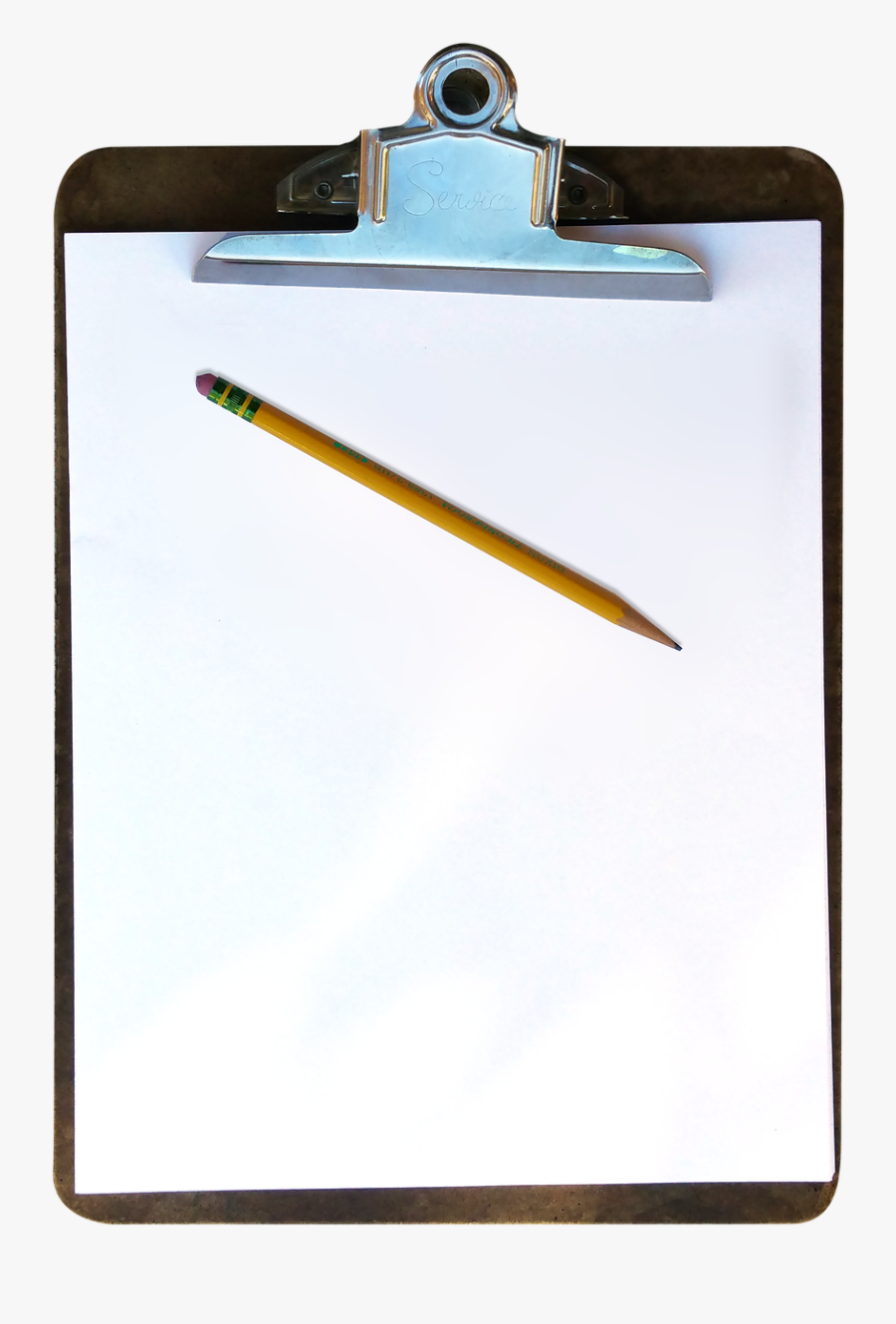 Clipboard With Paper Transparent, Transparent Clipart