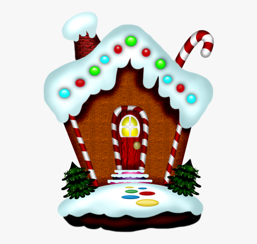 Gingerbread House, Transparent Clipart