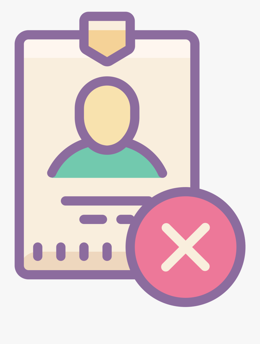 This Looks Like A Clipboard With A Person"s Face On - Not Verified Icon, Transparent Clipart