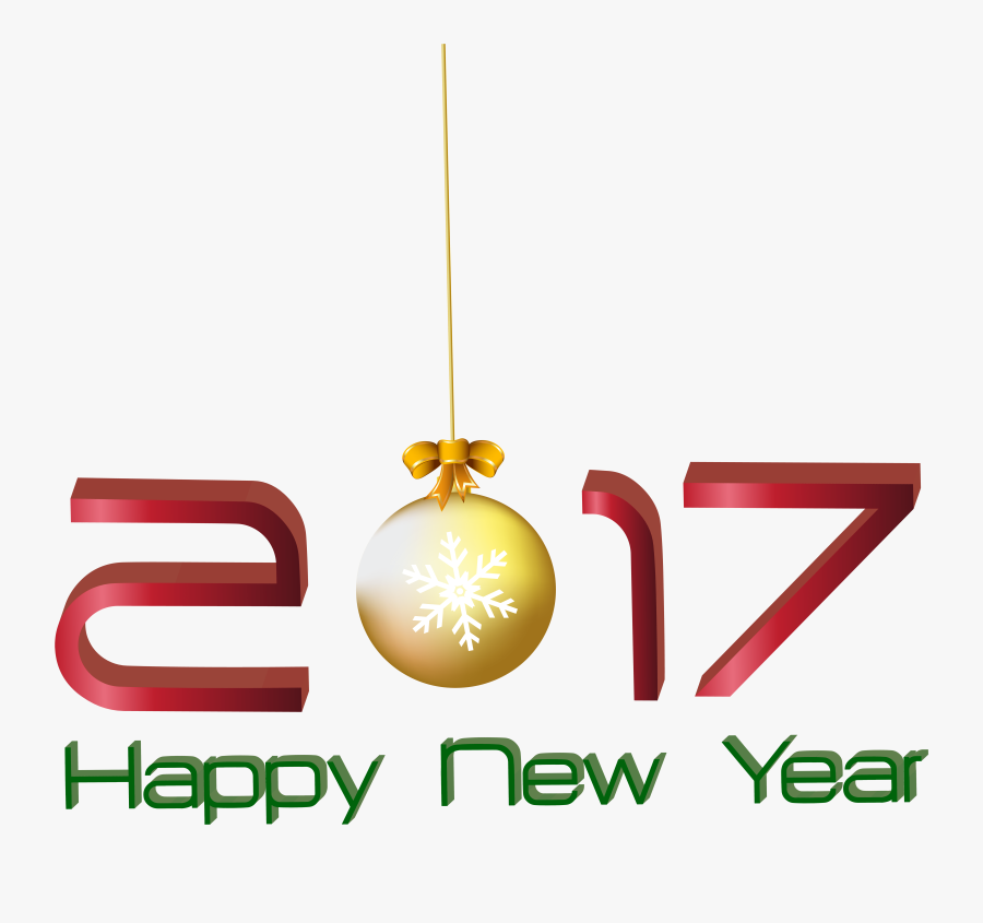 2017 Happy New Year Transparent Png Clip Art Image - Fête De La Musique, Transparent Clipart