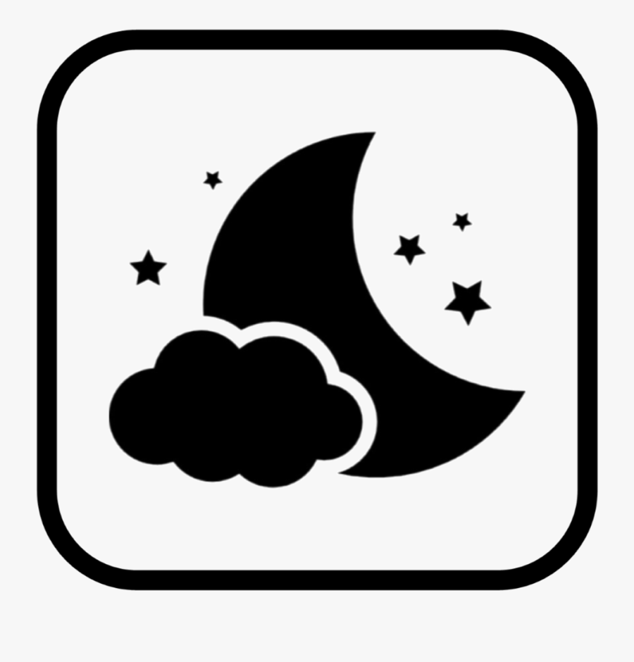 Moon And Stars Clipart Black And White - Star And Moon Clipart, Transparent Clipart