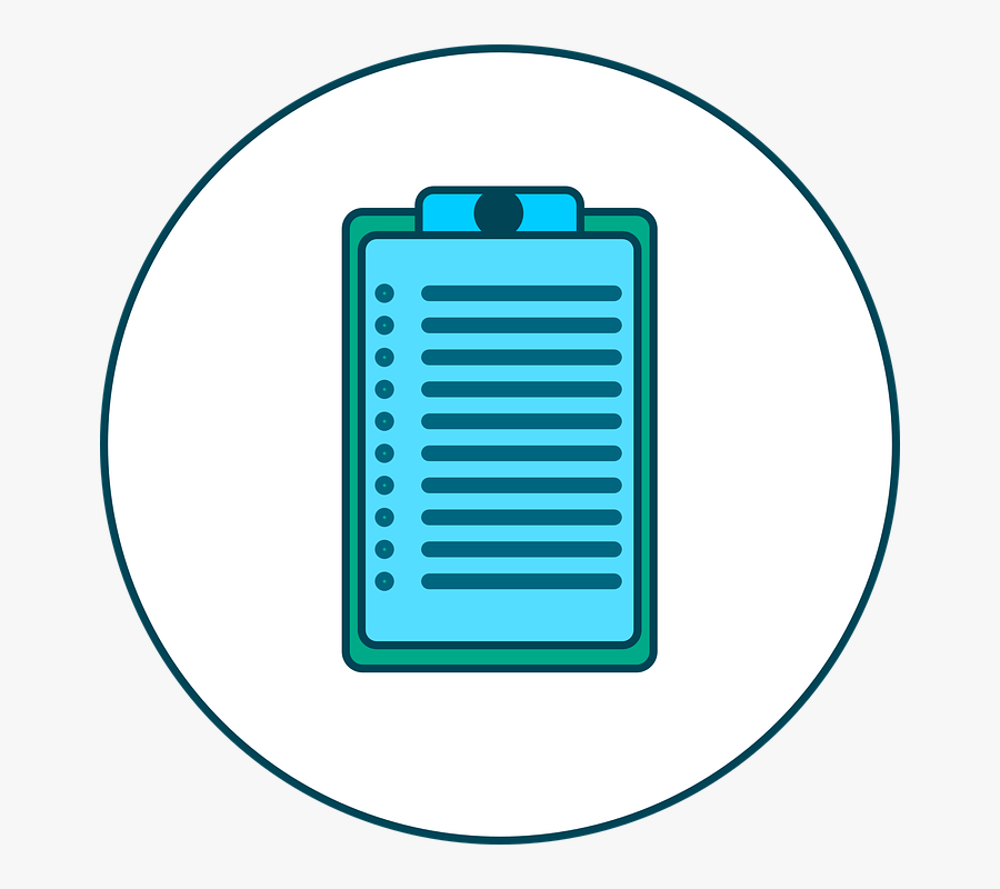 Clipboard Images - Lista De Cosas Vector, Transparent Clipart