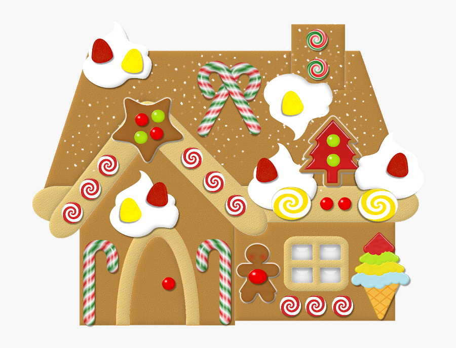 Gingerbread House Clipart Free, Transparent Clipart