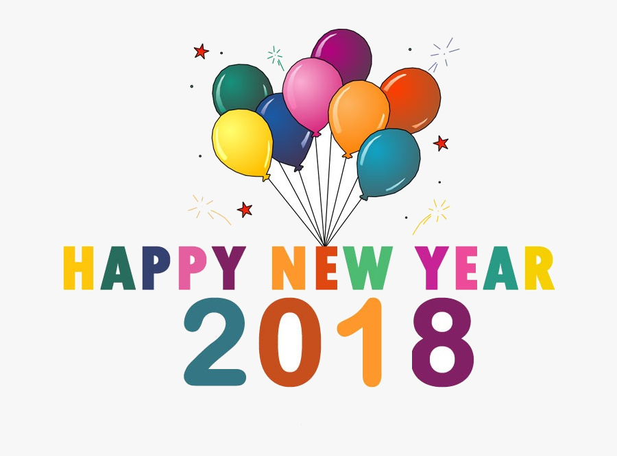 Happy New Year Clipart Images Free Clip Art Banner - New Year Clipart 2018, Transparent Clipart